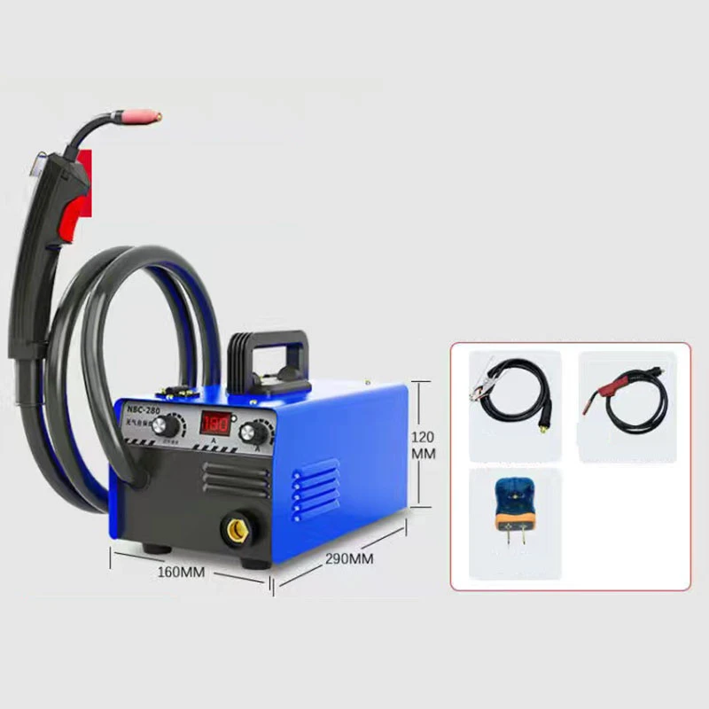 gas welding Carbon dioxide gas shielded welding machine integrated machine small two welding machine home gas-free