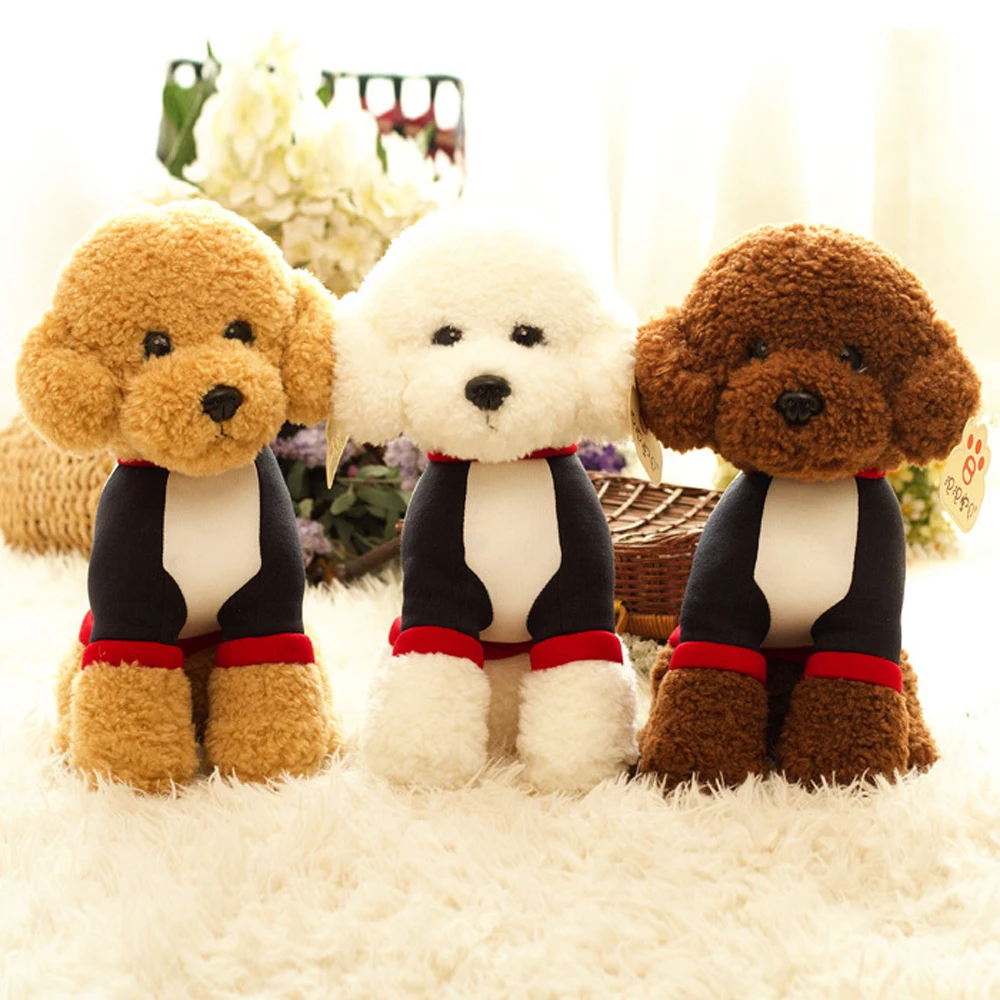 Teddy Dog Poodle Cute Children Birthday Gift Stuffed Plush Toy