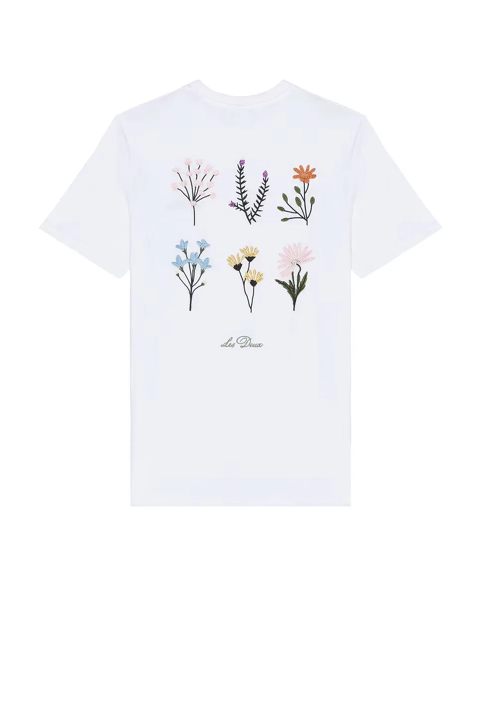 

Les Deux WILD FLOWER модные летние элитные брендовые хлопковые мужские и женские футболки с принтом и короткими рукавами