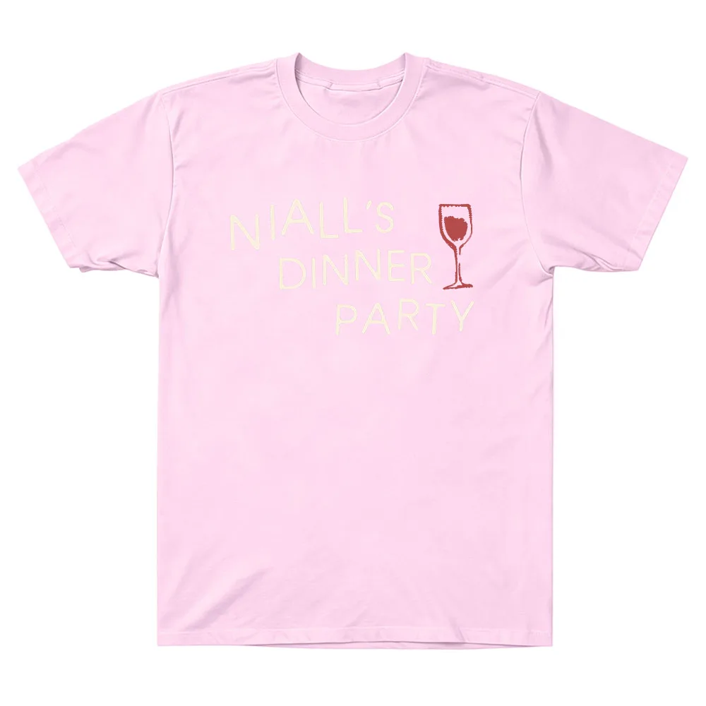 Niall's Dinner Party T-Shirt, Niall Horan, Rundhalsausschnitt, reines Baumwoll-T-Shirt, Unisex, lässig, für Musikfans, modisches Oberteil, Damen- und Herren-T-Shirts, bequem. – Detail 9