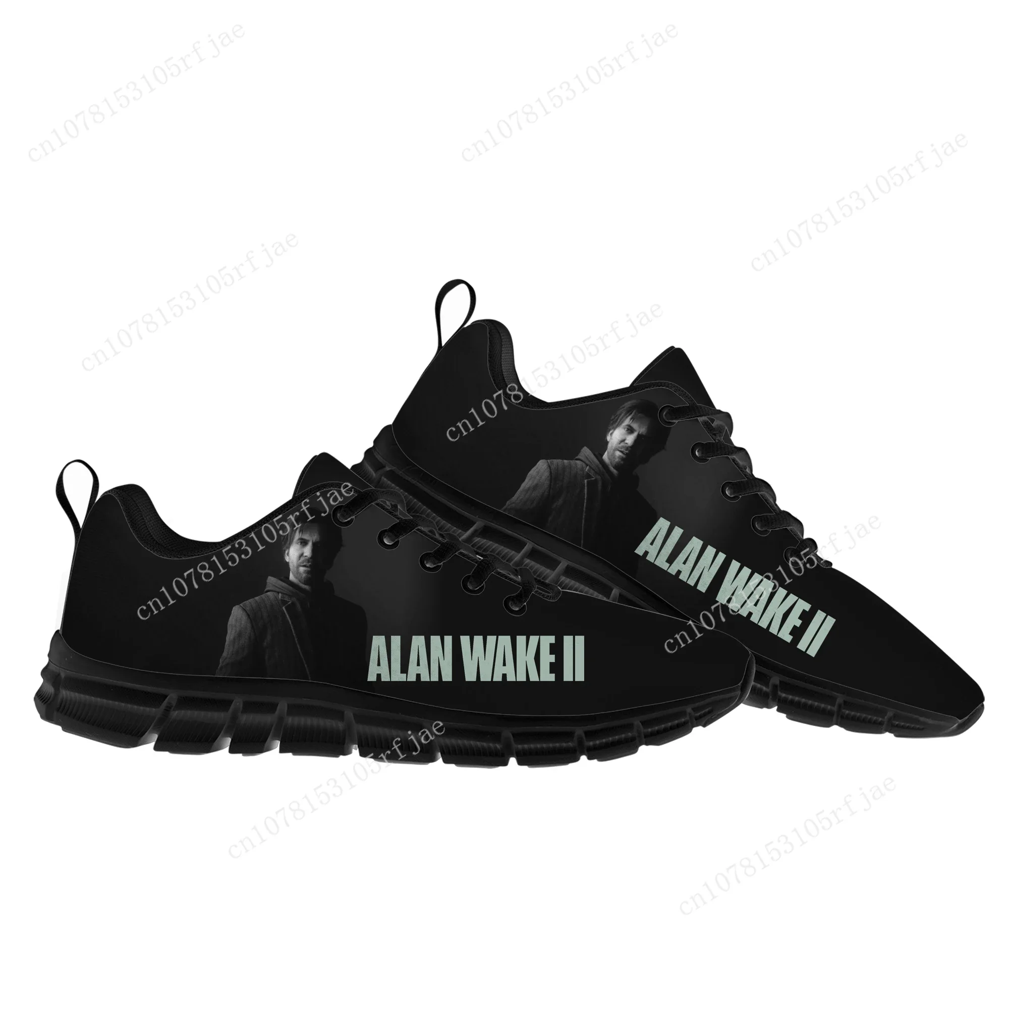 Alan Wake2 Sports Shoes 3D Game Mens Womens Teenager Children Fashion Custom Sneakers High Quality Sneaker Custom Built Shoes