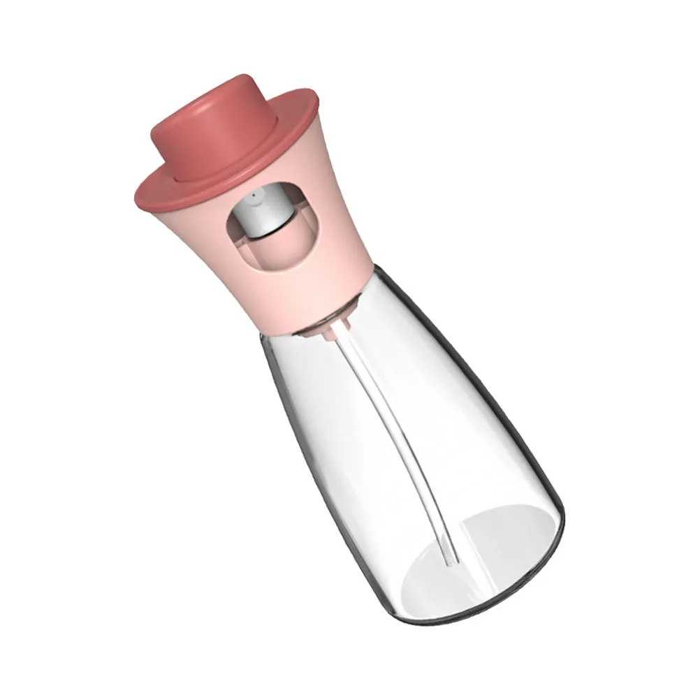 

1Pcs Kitchen Oil Dispenser Premium Glass Bottle Simple Design Press Oil Spray Tool Cooking Olive Vinegar Spray Bottle
