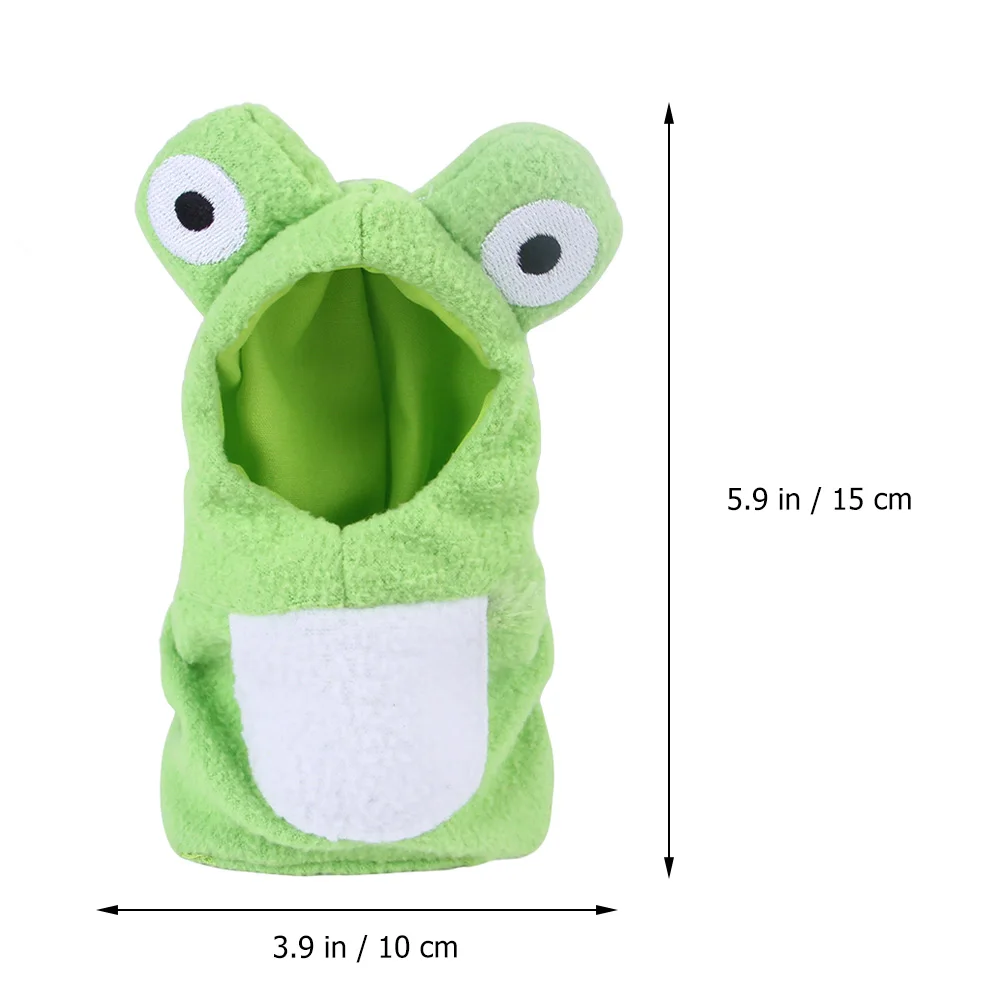 

Frog-shaped Parrot Clothes Lightweight Durable Halloween Costumes for Birds Cute Printed Pattern Easy to Clean Soft Cotton