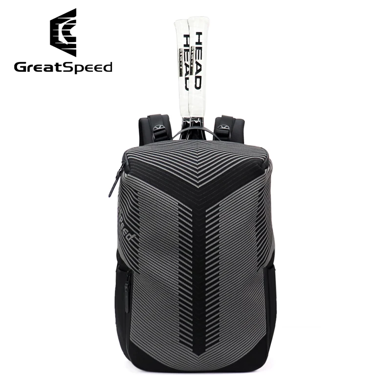 GreatSpeed Tennis Racquet Backpack Men Women 2R Squash Badminton Pickleball Padel Tennis Bag Portable Tennis Sporting Backpack