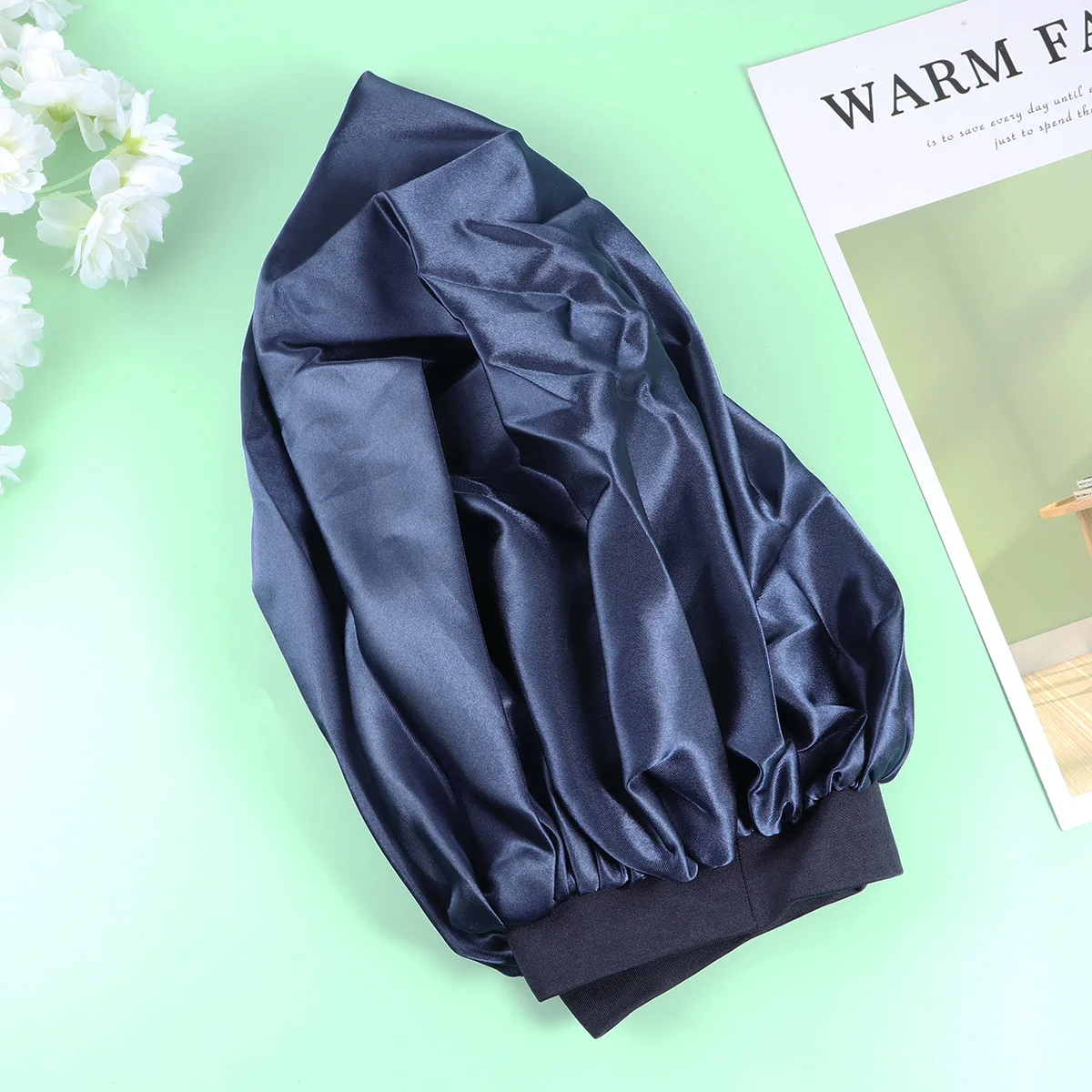 

Wide-brimmed Hair Sleep Sleeping Silk Hat Extra Large for Bonnet Protector Miss