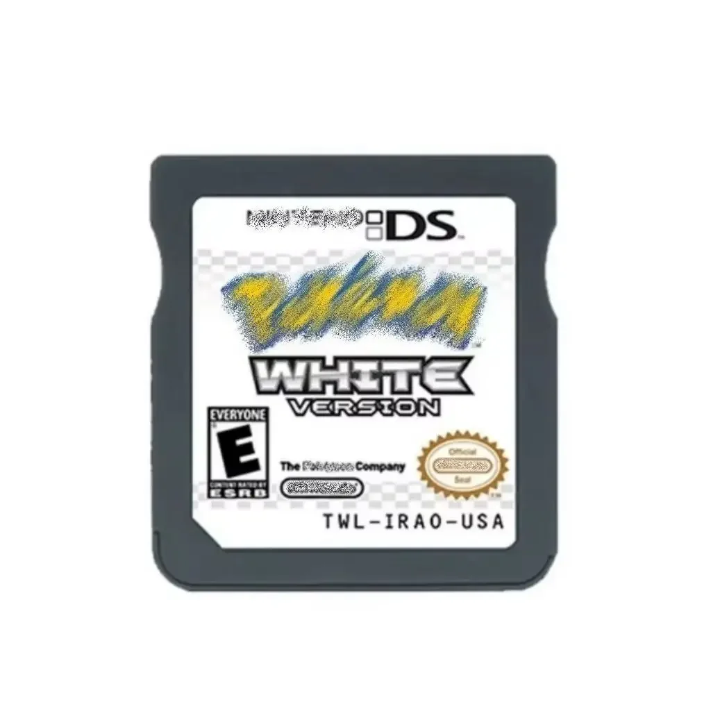 For Nintendo NDS Handheld Game Car for Pokemon Black  White Series Game Card Nostalgia Pocket Monsters Game Card Collection
