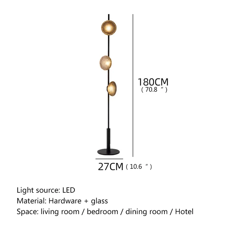 ベルスポスト-モダンな自立型LEDランプ,豪華でシンプル,装飾的なインテリアライト,家,リビングルーム,ホテルに最適