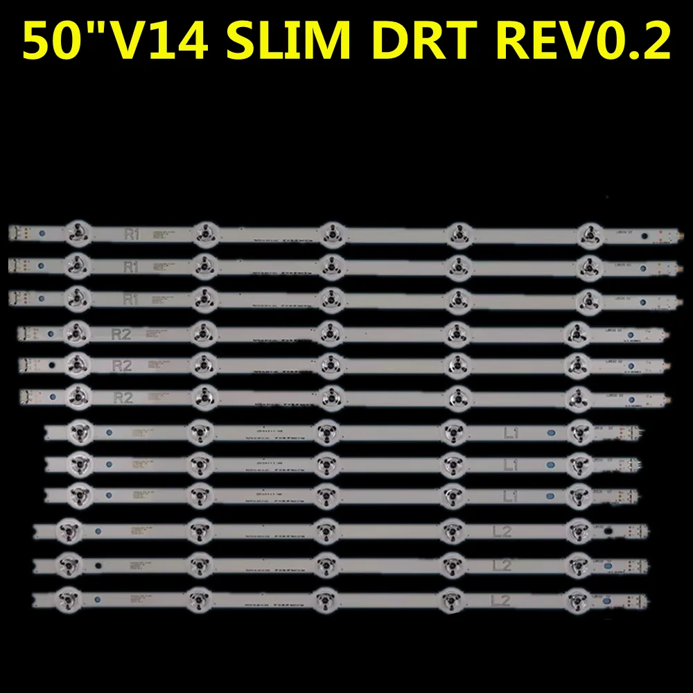 led-ストリップ-50-インチ-v14-スリム-drt-rev02-r1-r2-l1-l2-タイプ-6916l-1824a-6916l-1825a-6916l-1826a-6916l-1827a-tx-50as740b-th-50as670c-用