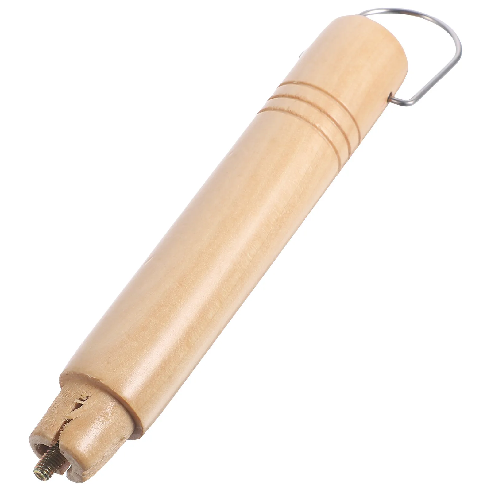 Ergonomic Wooden Pot Handle Replacement for Milk Pans and Frying Pans – Anti-Scald Insulated Detachable Grip