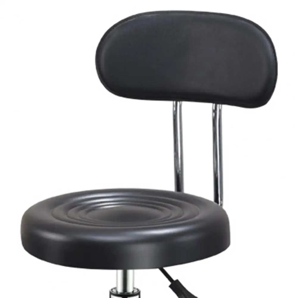 Height Adjustable High Backrest Bar Stool Rolling Swivel Round Makeup Chair Furniture