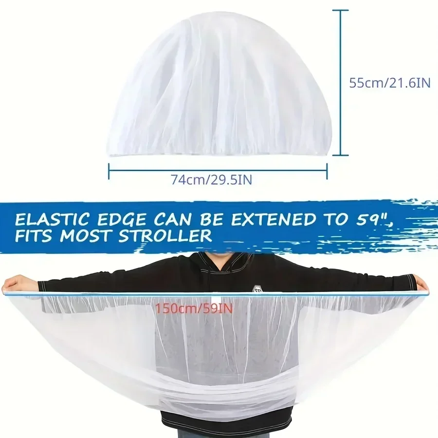 Universal Full-Cover Stroller Mosquito Net