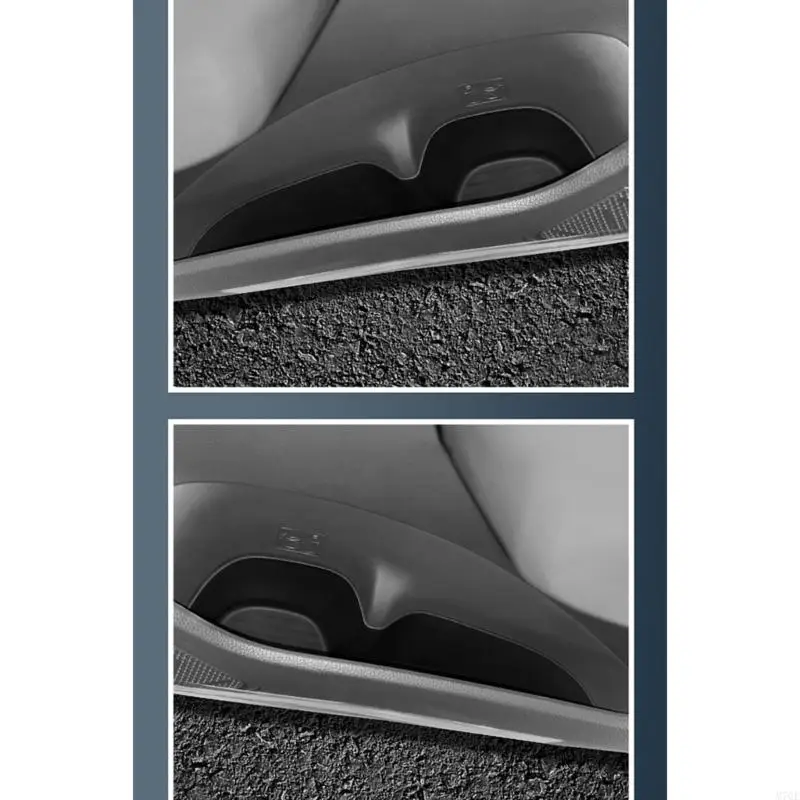 M76E Auto-Tür-Aufbewahrungsregal, einfacher Aufbau, ABS-Kunststoff-Organizer, Container-Box für ausgewählte Modelle – Detail 3