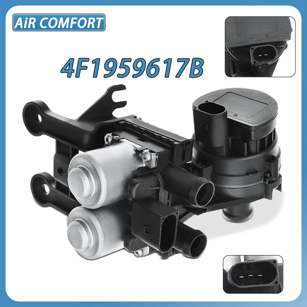 

4F1959617B 4F195961A 4F1959617 Блок клапанов тепловентилятора для A6 Allroad Quattro 07-11, A6/S6/Avant/Quattro 05-11, RS6 2018-2011