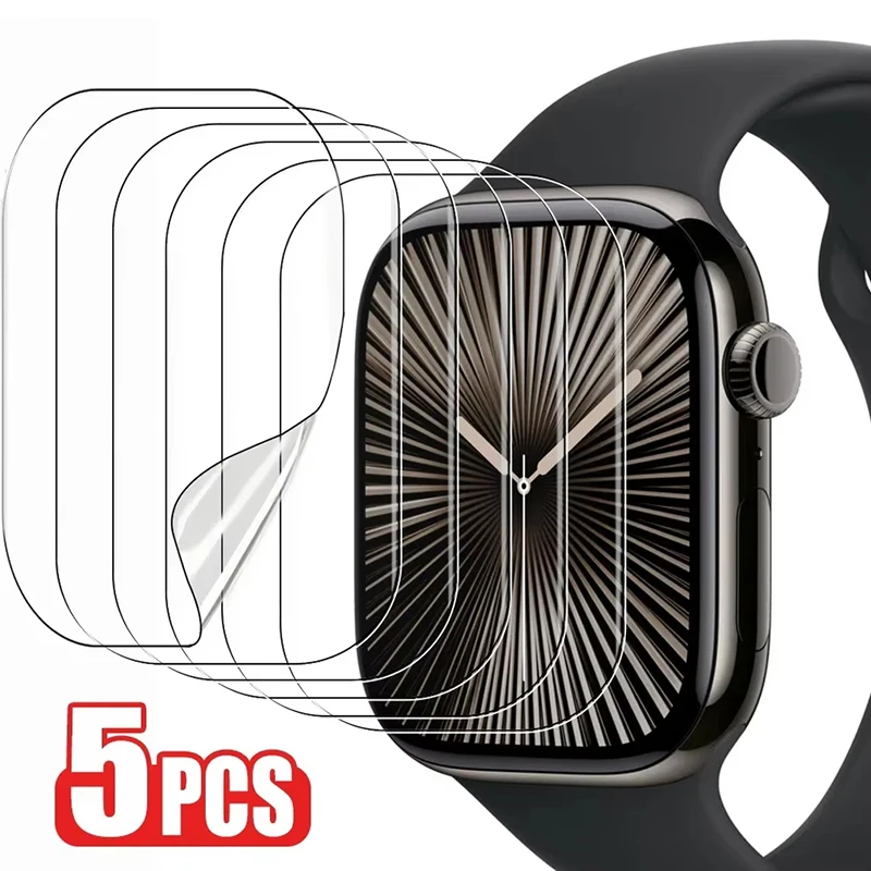 Película de hidrogel suave para Apple Watch Ultra 9 8 7 SE 6 5 4 3 2 Protector de pantalla para iwatch series 49mm 45mm 41mm 44mm 40mm 42mm 38mm