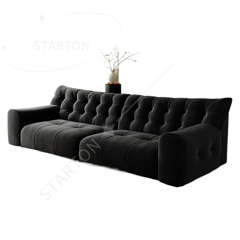 

Черный дизайн, диваны для гостиной, отель Muebles, постмодернистская мебель
