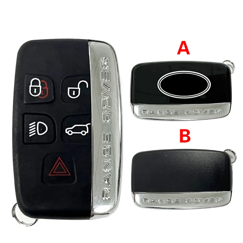 CS004011 Replacement Key Shell With Emergency Key Fit For Land Rover Range Rover Evoque Sport LR4 JLR Smart Key Case Replace