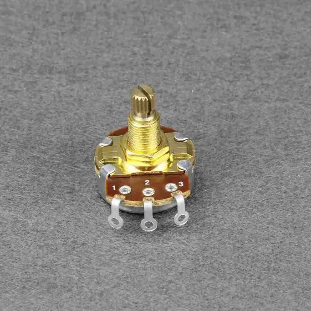 A06F-4Pcs B500K Guitar Potentiometer, Linear Taper 18Mm Split Knurled Shaft Guitar Tone Volume Pot