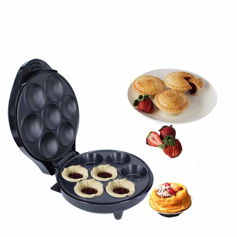 Cake Maker 1PC Donut Maker Dual Sided Heating Egg Tart Waffle Home Breakfast Maker Non-Stick Pan