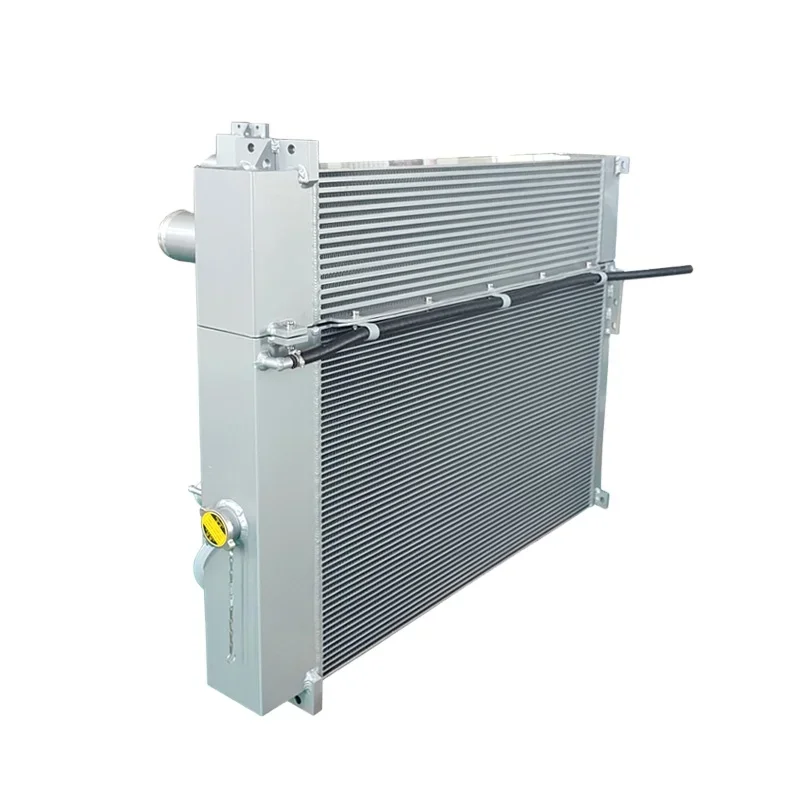 Universal Radiator Cooler Aluminum Finned Screw Air Compressor Oil Cooler with New Core and Plate Components