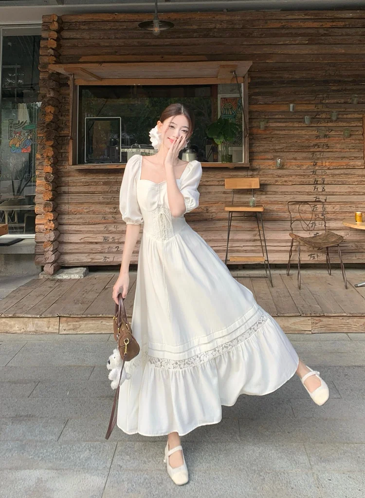 strapless open back dress Cinderella Lace dress Princess Cinderella Cosplay Costume – Mermaidcosplay
