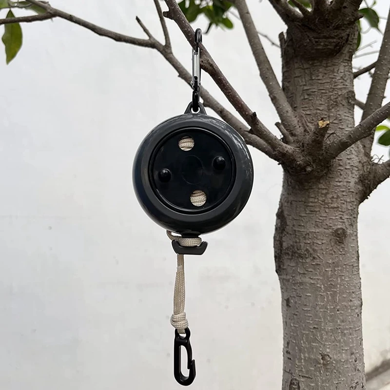 Extendable Clothes Line 8 M Retractable Clothes Line With 10 Fixed Buckles And 20 Clothes Pegs Plastic