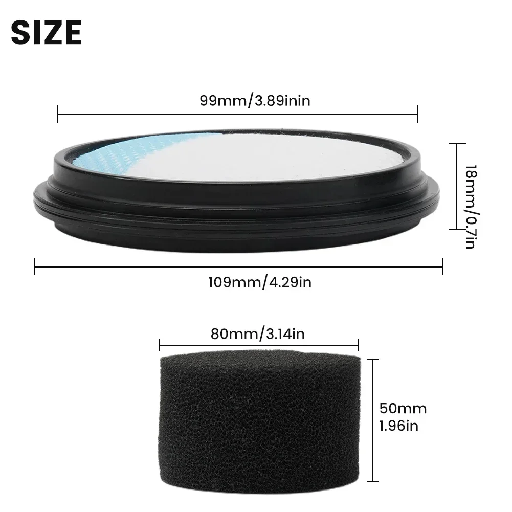 Pré filtro do motor + filtro de espuma para vax lâmina sem fio slimvac aspirador peças reposição limpeza doméstica acessórios