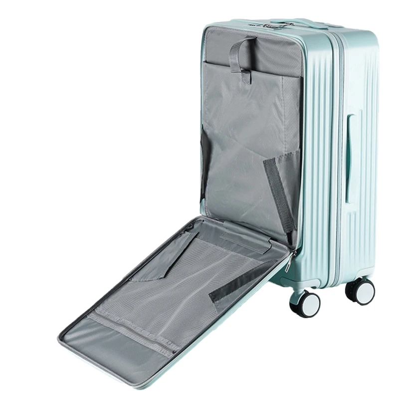 Front Opening Suitcase For Men And Women New Multi-functional Code Suitcase Trolley Case