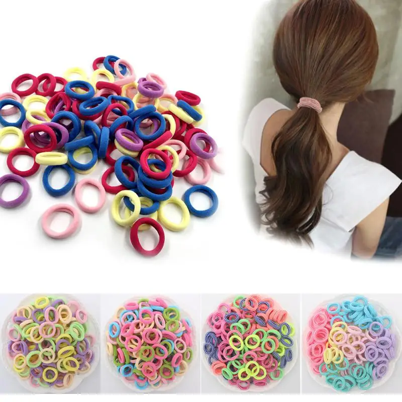 Children's Rubber Bands Don't Hurt Hair Elasticity Good Hair Bands Tying Their Heads Baby Hair Ropes Hair Ornaments