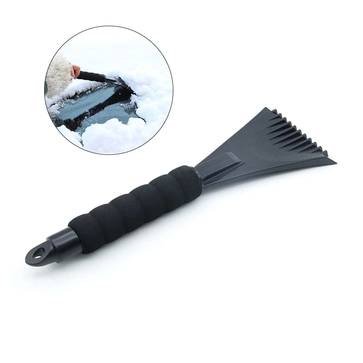 

Snow Ice Scraper Removal Tool For Car Windshield Heavy Duty Frost Snow Remover With Handle Portable Lightweight Strong Durable