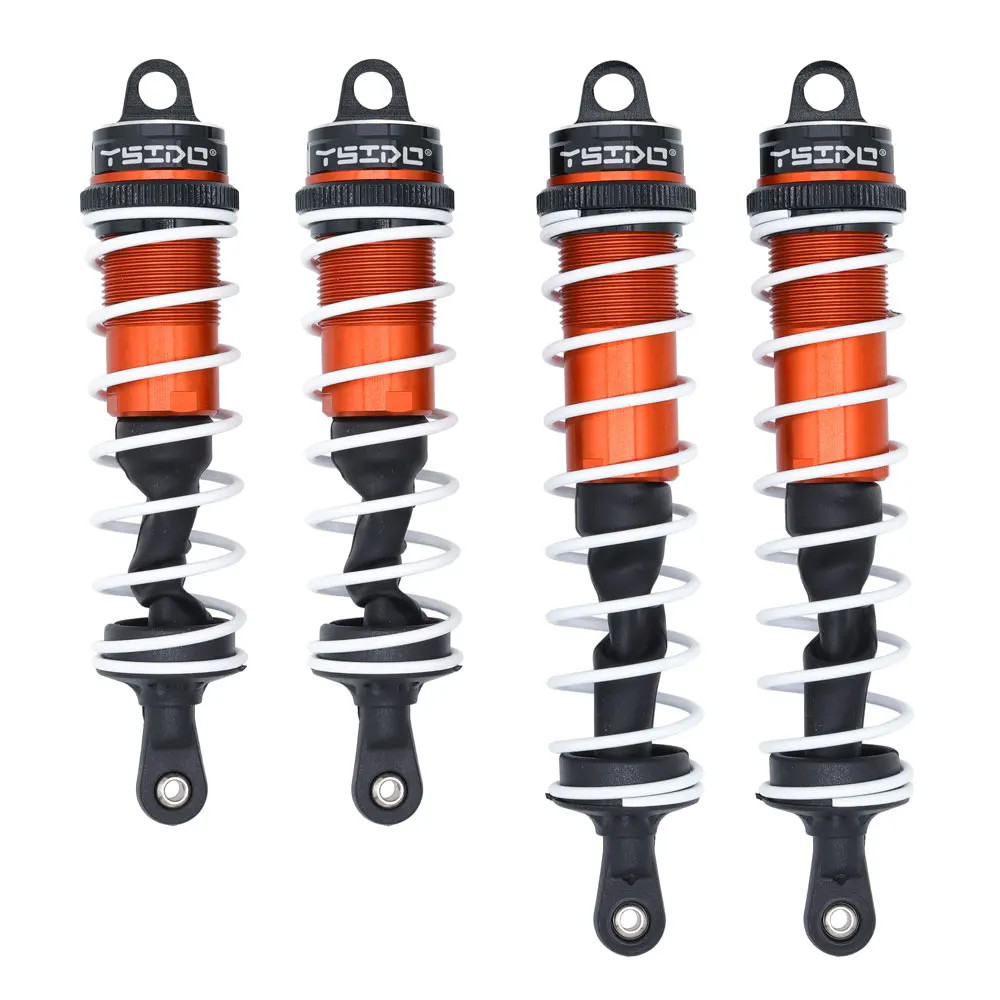 YSIDO Stoßdämpfer-Dämpferaufhängung 120 mm vorne 140 mm hinten für 1/8 1/7 JLB HSP EM Racing DHK HPI Redcat LRP ZD Racing Hongnor – Detail 22