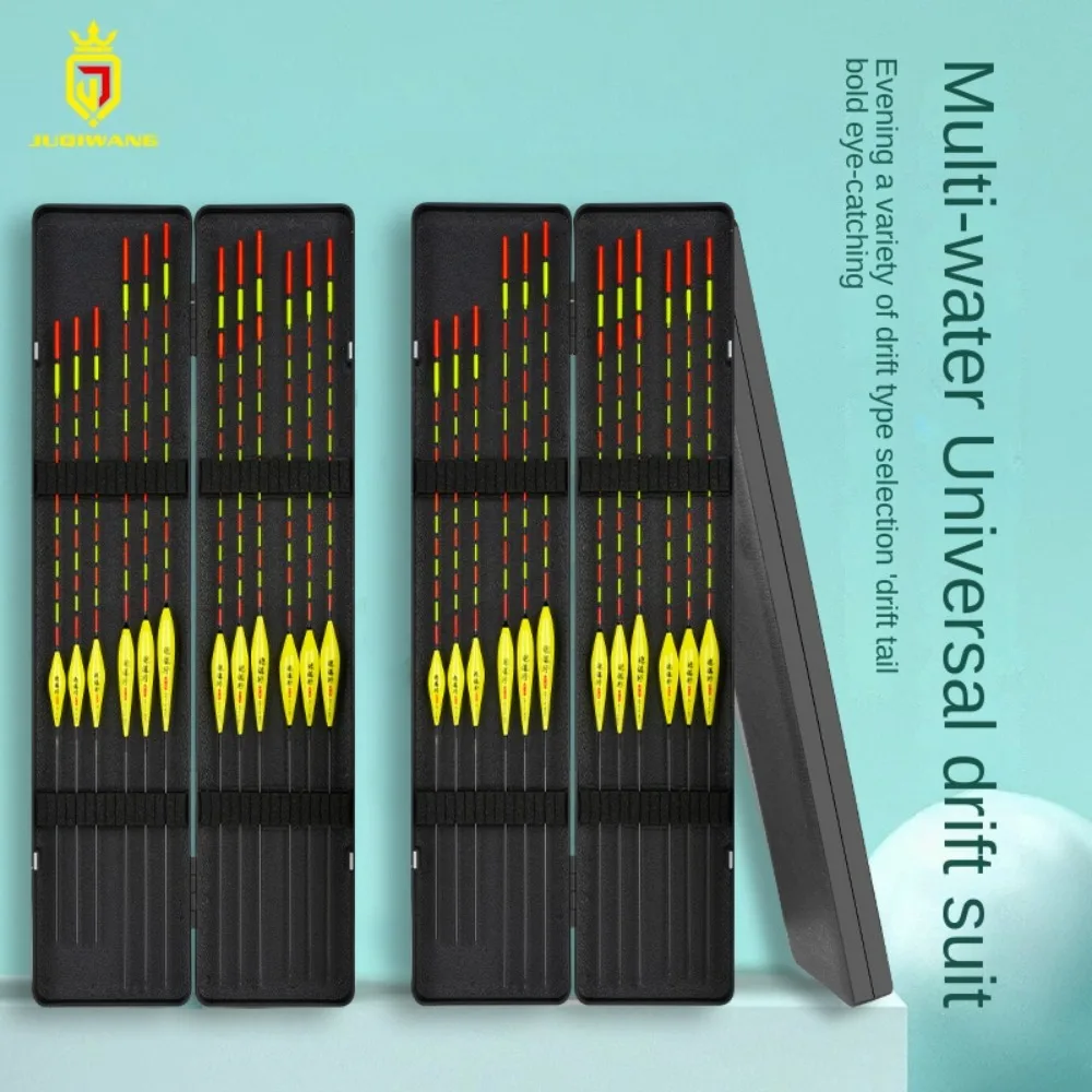 

6pcs Indicator Rocky Fishing Lure Float Eye-catching Triangle Tail Sensitive Floats Bobbers Eye-catching Slip Drift Tube