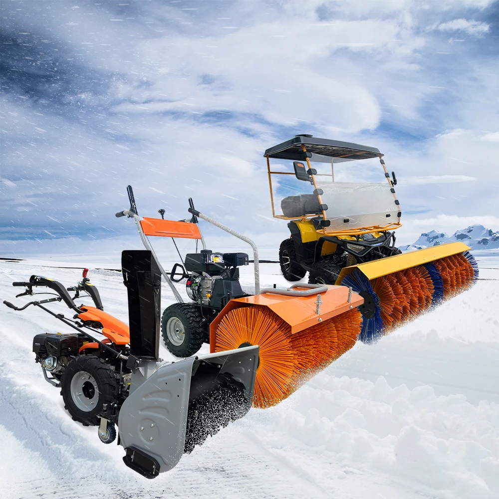 560/710/1000 Multifunctional 6.5Hp 13Hp Snow Sweeper Blower Hand Push Self-Propelled Snow Removal Machine Gas Snow Thrower
