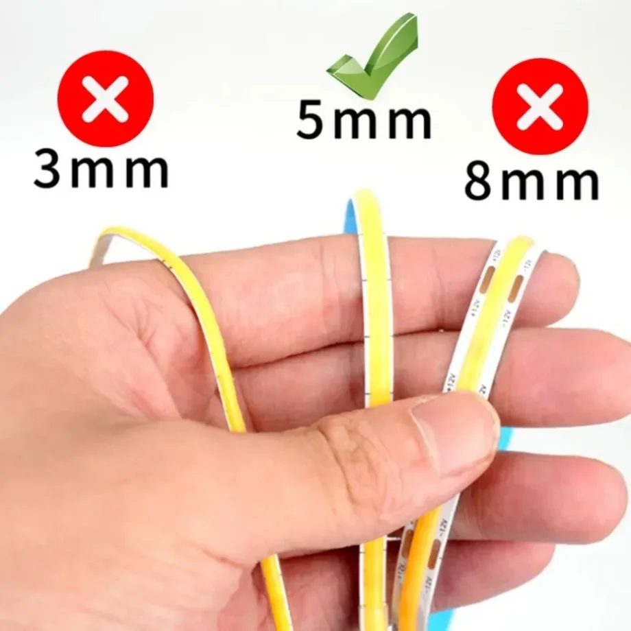 LED 스트립 DC 5V/12V USB COB 5mm  - Actinic Blue Led 리뷰 및 가격
