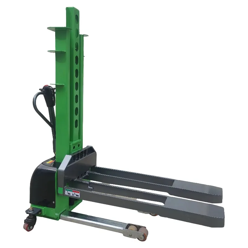 

Портативный полуэлектрический поддольный тележка для грузового самозагрузочного штабелера с вместителями 500 кг, 700 кг, 1000 кг, 1300 кг, аналогичный вилочный погрузчик