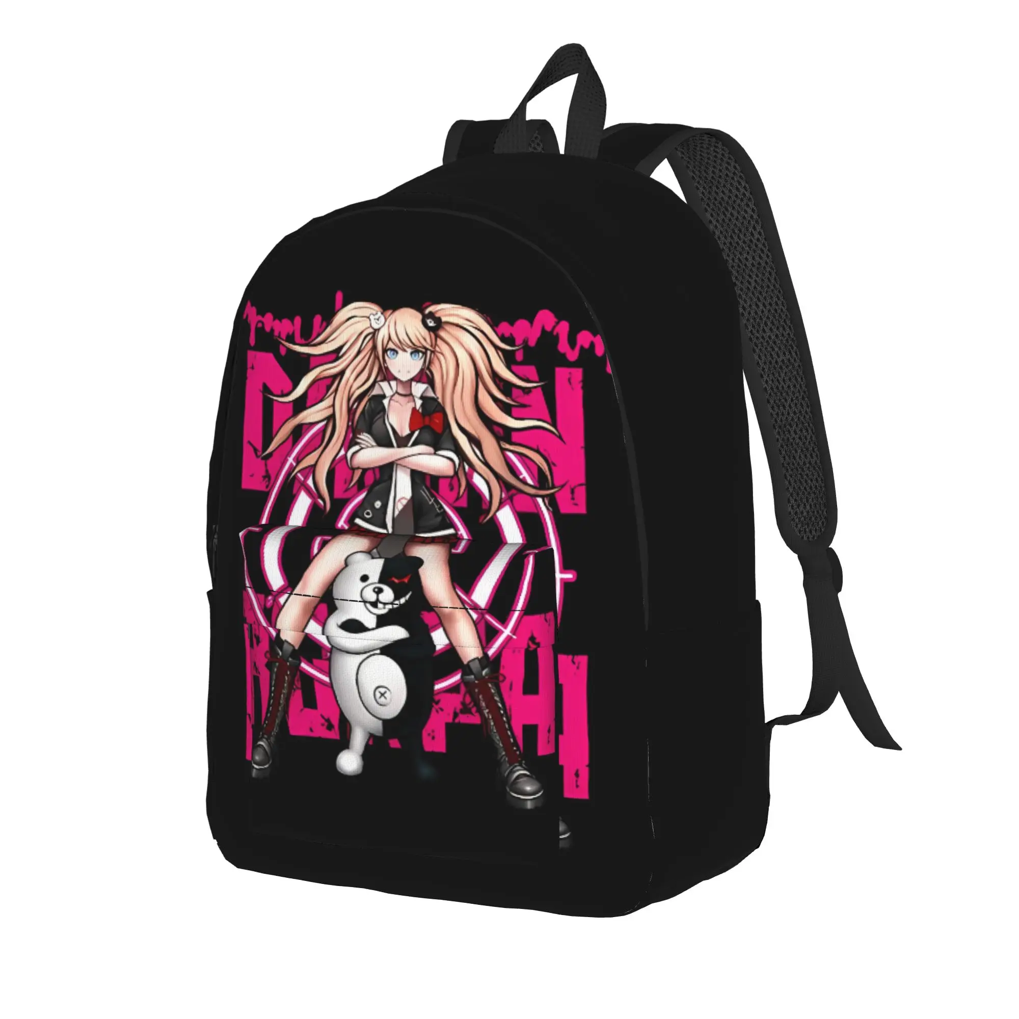Danganronpa Handbag Back to School Season Dark Academy  Retro Washable Backpack