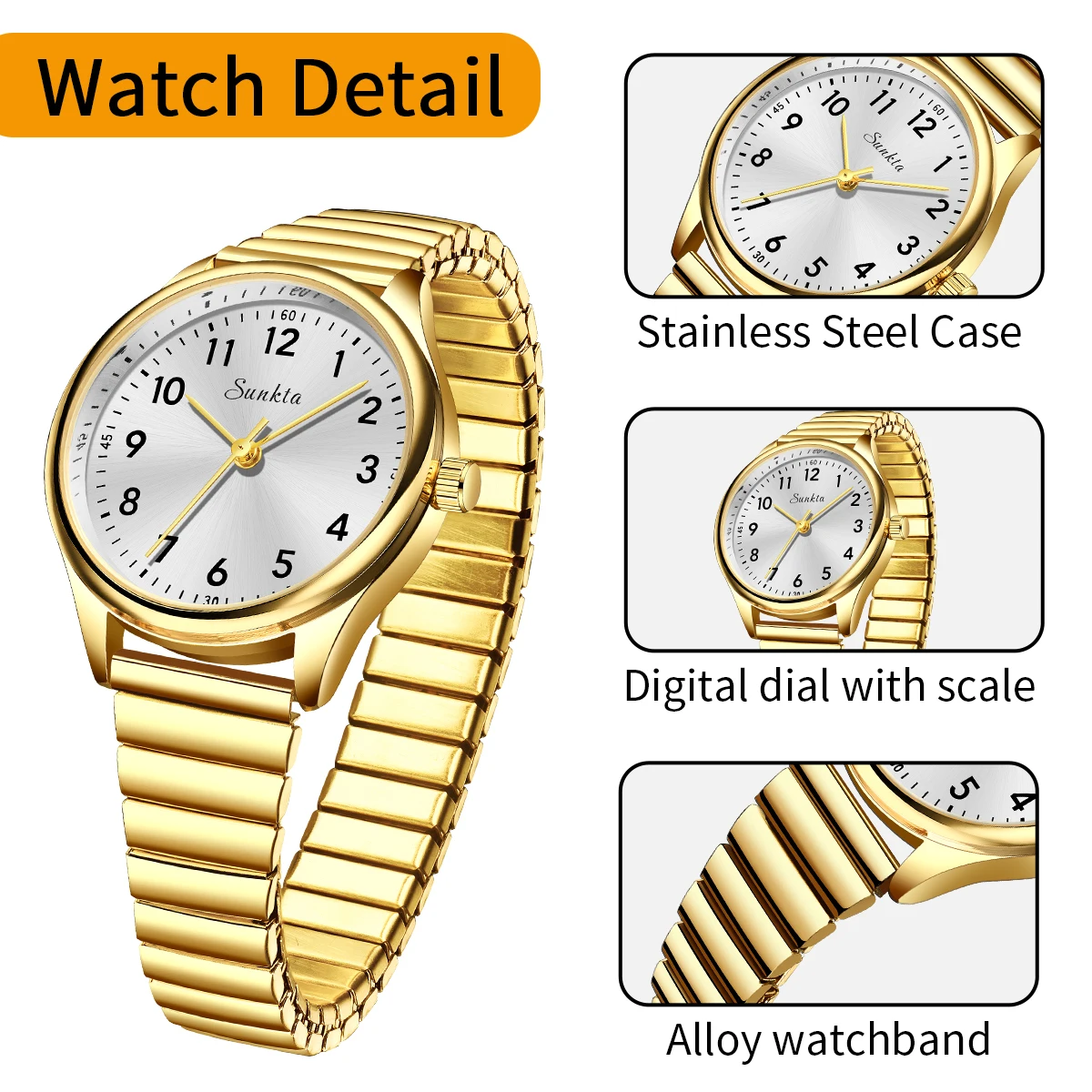 Waterproof Diving Watch - LIGE Luxury Quartz Watch for Women