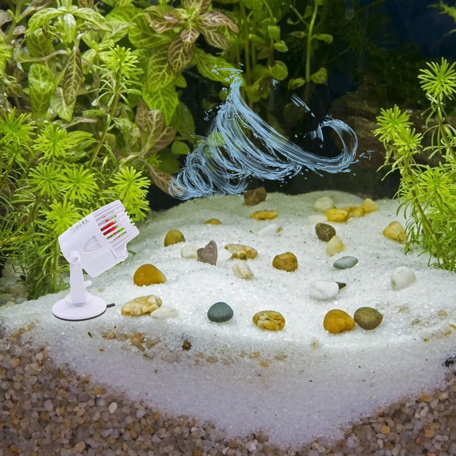 

Aquarium Fish Tank Wave Machine Wave Maker Powerful Water Cleaner Eu Plug Durable For Fish Tank Lovers