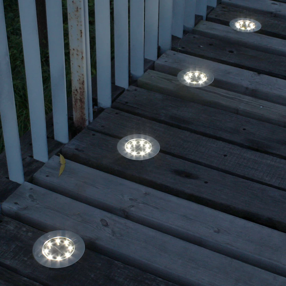 

Solar Buried Lamp LED Ground Light Waterproof Outdoor Garden Lights Pathway Lawn Lighting Spot Solar Powered Rechargeable Night