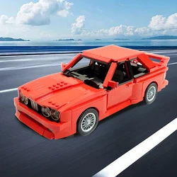 MOC  BMW M3 Model Blocks E30 Racing Model Blocks Brick Toys Decorative Ornaments Puzzle Toys Children's Gifts