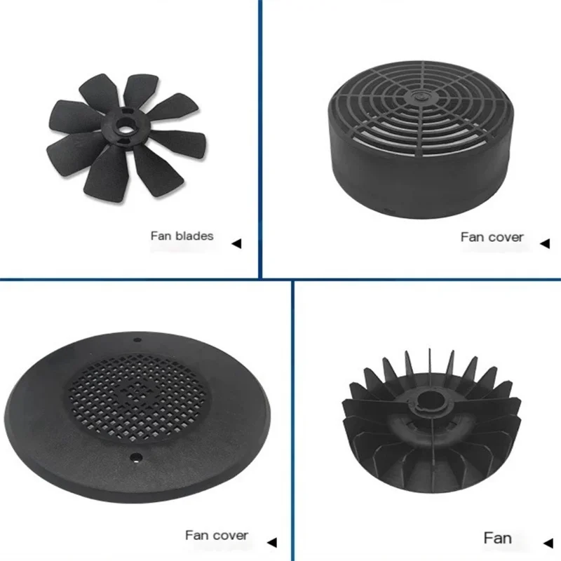 1PCS Vacuum pump cooling fan Blade cover for BUSCH RA0063 RA0100 RA0202D RA0160 RA0202 Fan cover Radial fan Axial flow fan