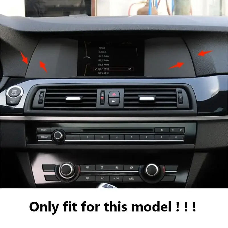 Car For BMW 5 Series F10 F18 520 525 528 2011-2014 Navigation Screen Side Panel Decoration Trim Strips Auto Interior Accessories