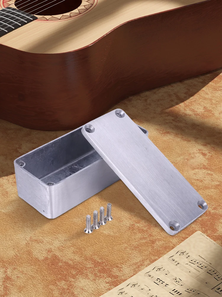 1590A Effects Pedal Enclosure with Screws Durable Aluminum Guitar Effect Cases Holder Replacement Musical Instrument Accessorie﻿