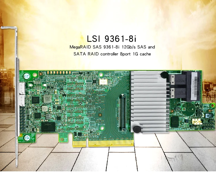 LSI/AVAGO/Broadcom Raid Controller Card 9361-8I (1G) Sas/sata Raid0/1/10/5/6 1G Cache