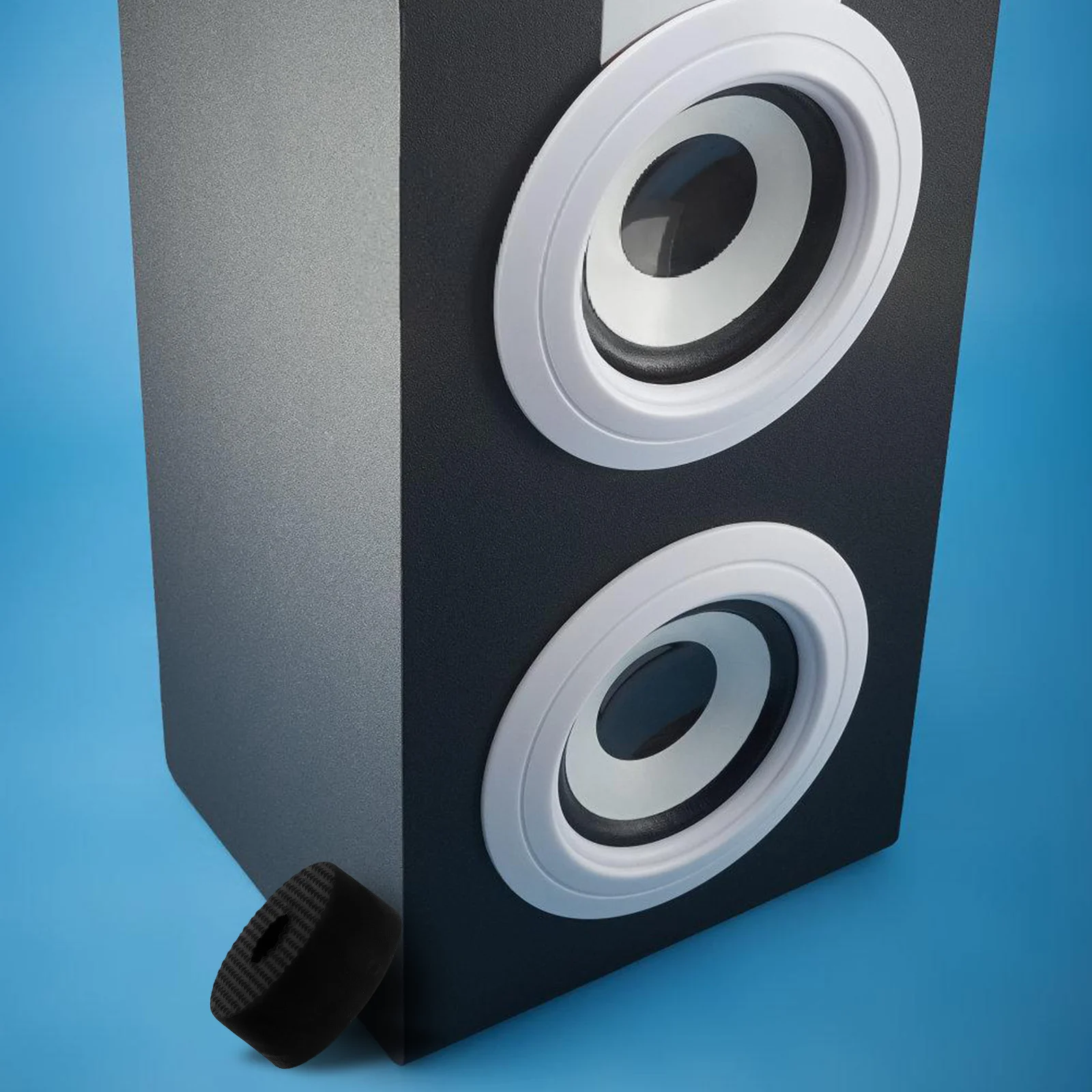 

8Pcs Amplifier Speaker Feet Pads Rubber Cushions Isolation Anti Vibration Furniture Feet Protectors Floor Pads