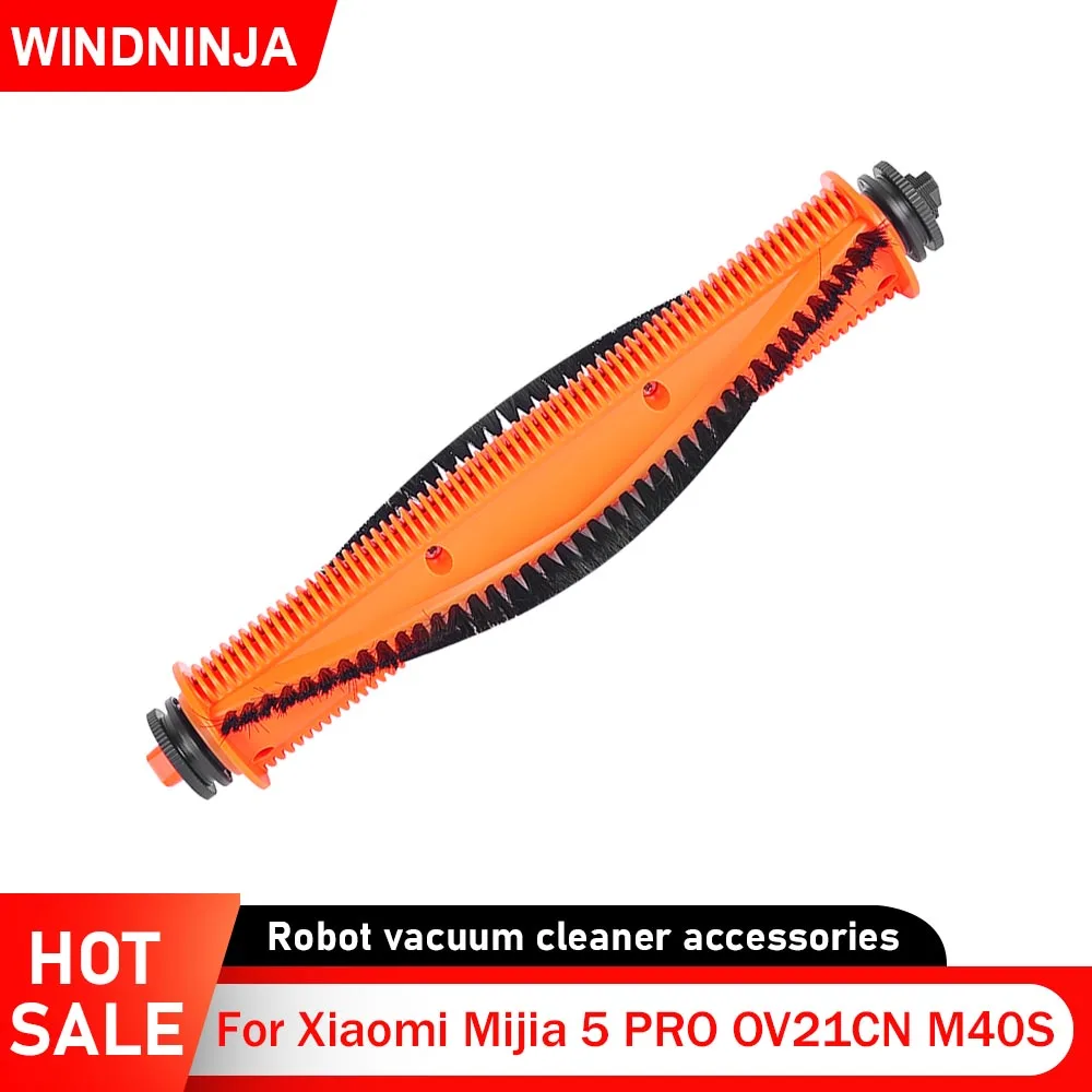 TriCut-Bürste für Xiaomi Mijia 5 PRO OV21CN M40S Roboterstaubsauger Zubehör Hartboden-Anti-Verwicklungs-Hauptbürste Rollenbürste