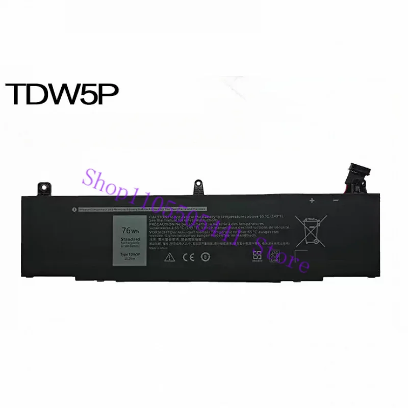 Compatible with for Dell Alienware 13 R3 P81G P81G001 TDW5P Laptop Battery