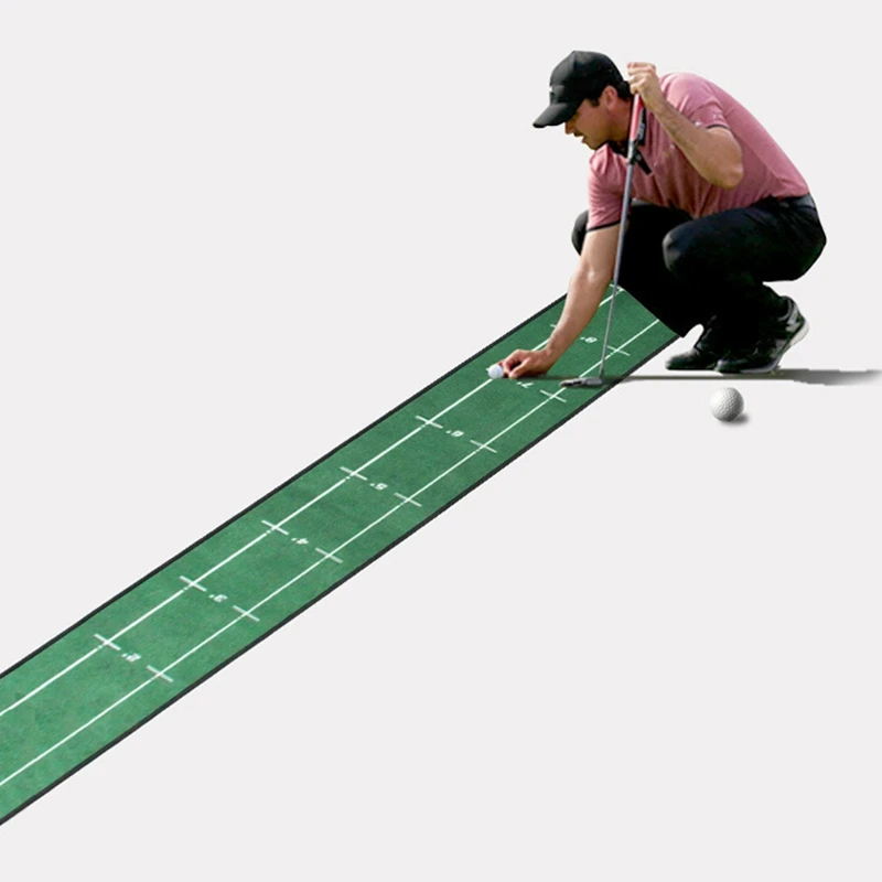 Golf Carpet Putting Mat Thick Practice Putting Rug For Indoor Home Office Golf Practice Grass Mat Golf Training