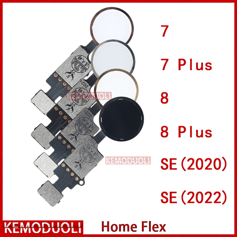 Replacement Parts for Iphone 7 8 Plus SE 2020 2022 Home Button Flex Cable Return Function (No Fingerprint No Touch Id)