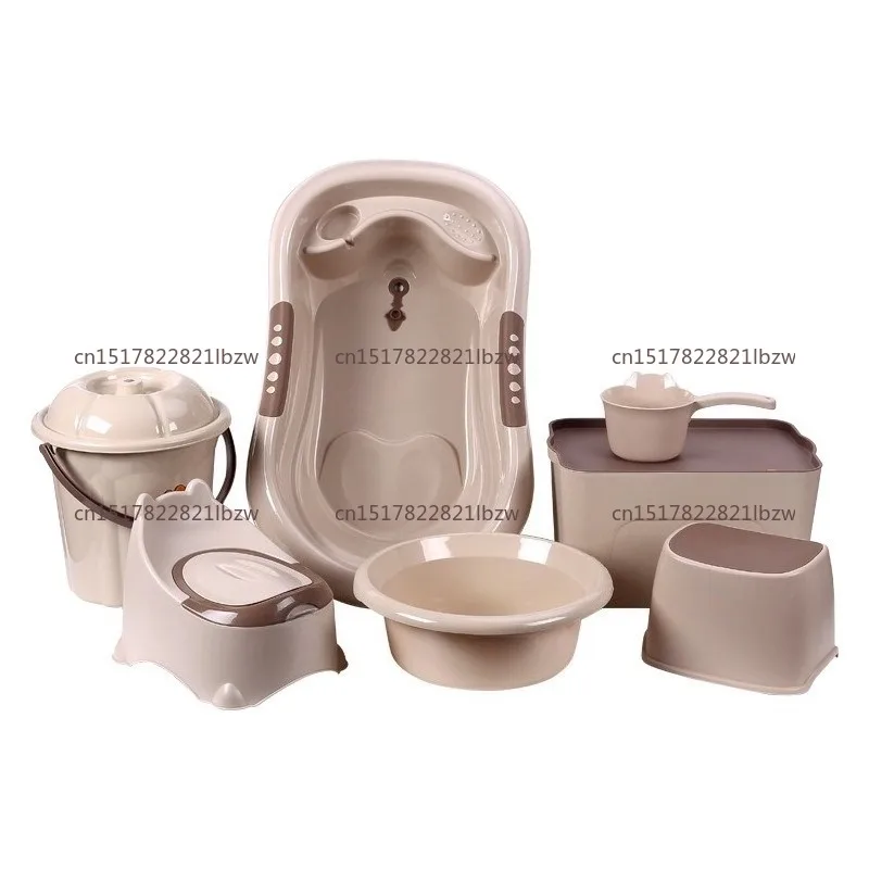 For Highly Durable Bathtub Set, 12 Piece Set Plastic Bath Set for Newborns, Gift Set