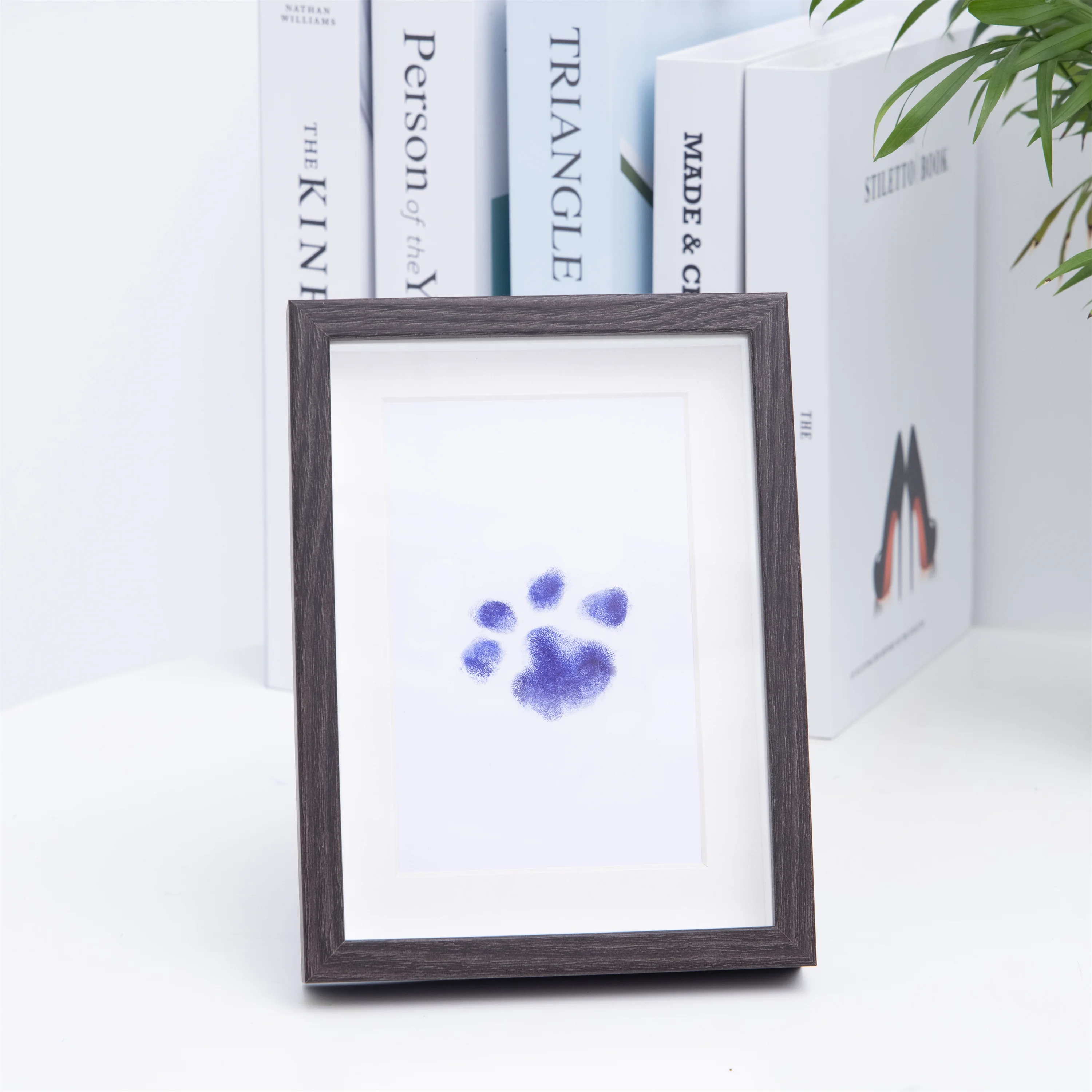 وسادة بصمة اليد وبصمة القدم غير سامة، كبيرة جدًا، للحيوانات الأليفة، الكلب، القط، غير سامة، خالية من الفوضى، حبر، DIY، مجموعة حبر، قطعة واحدة